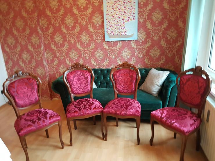 Bild 1: 4 komfortable Barock-Stühle, neu zu verkaufen