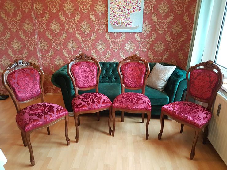 Bild 12: 4 komfortable Barock-Stühle, neu zu verkaufen