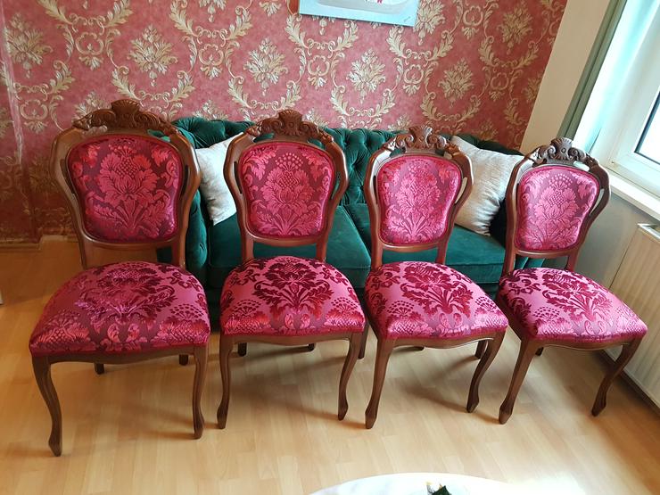 Bild 6: 4 komfortable Barock-Stühle, neu zu verkaufen