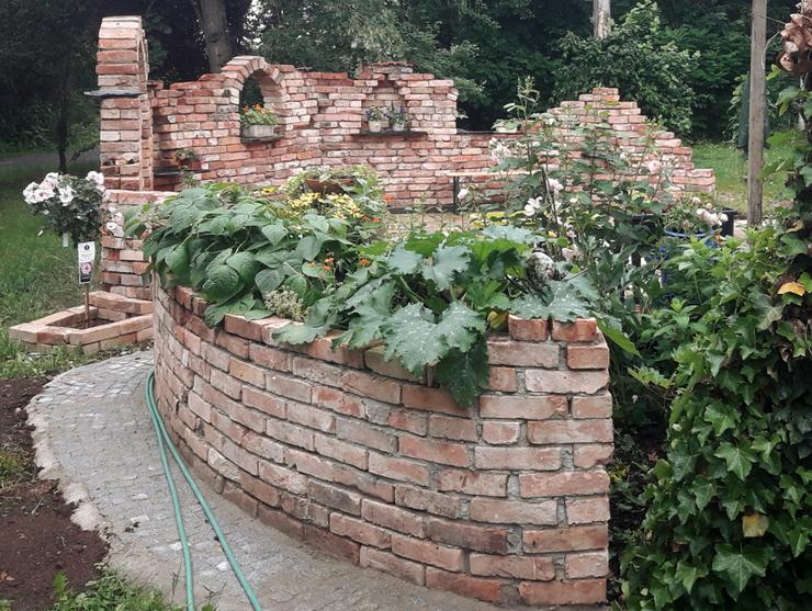 Bild 17: 810 Stck. Trasport möglich  Antik Klinker Mauer Ziegel alte Back Steine Loft Garten Ruine Feldbrand