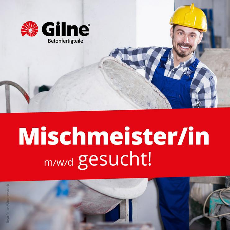 Mischmeister (m/w/d) gesucht - Beton- & Mauerhandwerk - Bild 1