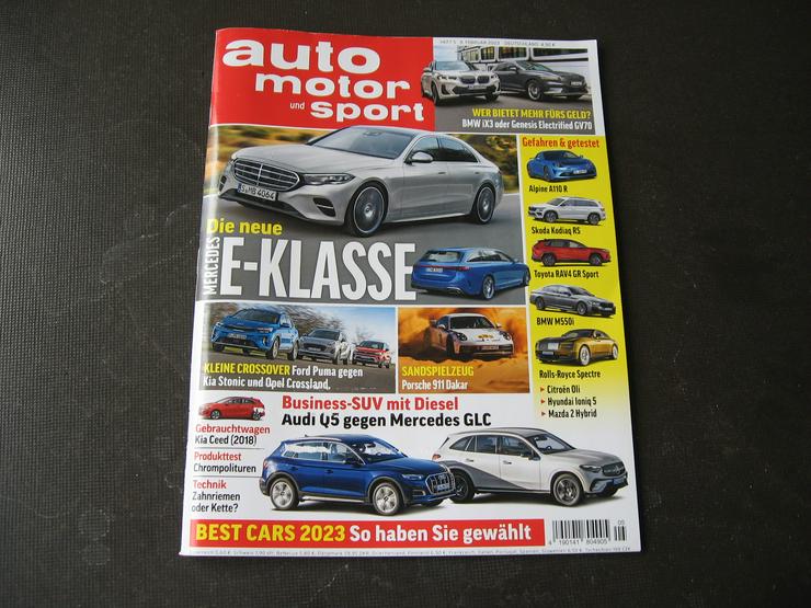 Bild 14: Zeitschriften Auto Motor und Sport, Konvolut 13 Exemplare 2022/23