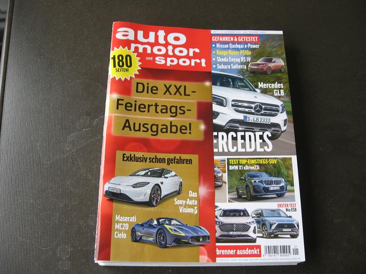 Bild 10: Zeitschriften Auto Motor und Sport, Konvolut 13 Exemplare 2022/23