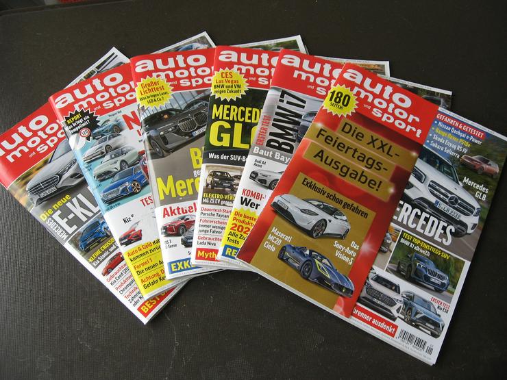 Bild 9: Zeitschriften Auto Motor und Sport, Konvolut 13 Exemplare 2022/23
