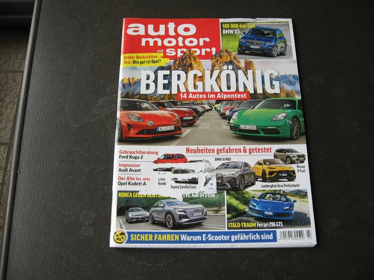 Bild 5: Zeitschriften Auto Motor und Sport, Konvolut 13 Exemplare 2022/23