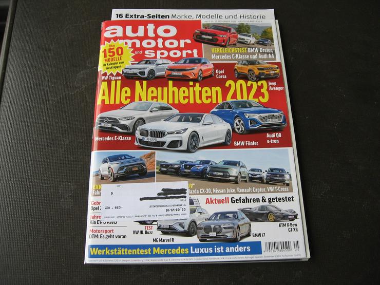 Zeitschriften Auto Motor und Sport, Konvolut 13 Exemplare 2022/23 - Zeitschriften & Zeitungen - Bild 7