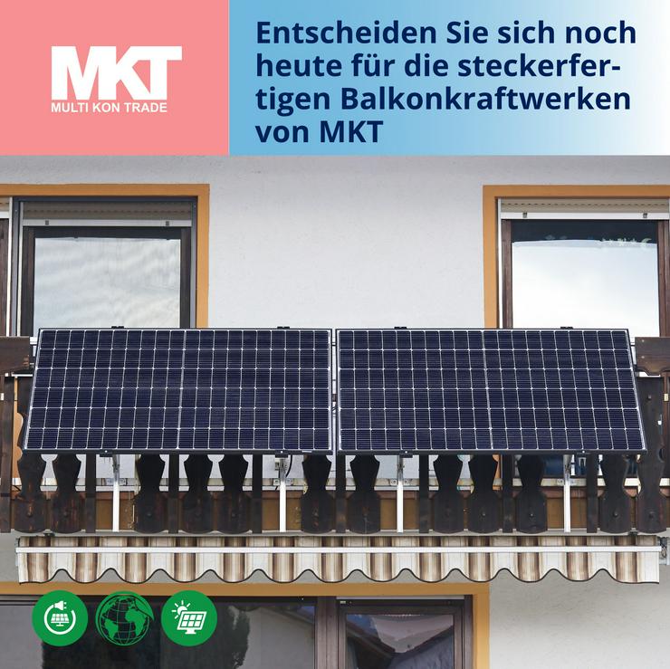 810W/600W Balkonkraftwerk Photovoltaik Solaranlage Steckerfertig WIFI Smart - Elektroinstallationen - Bild 12