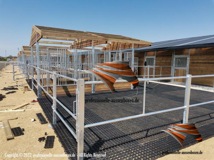 Bild 8: Paddockbau & Pferdezäune - Koppel, Reitplatz, Weide & Metallzäune - Top Pferdestall, Stallbau und Paddock