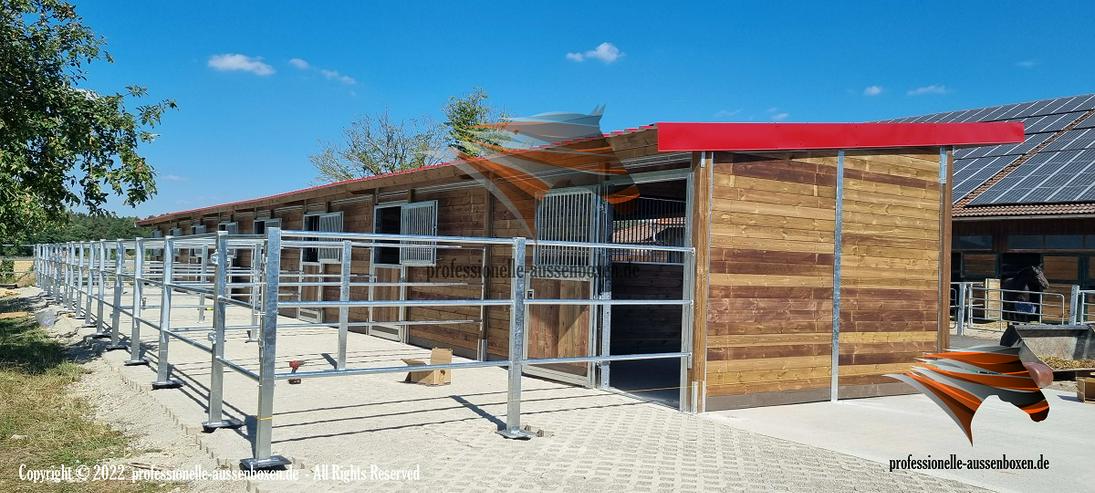 Bild 9: Paddockbau & Pferdezäune - Koppel, Reitplatz, Weide & Metallzäune - Top Pferdestall, Stallbau und Paddock