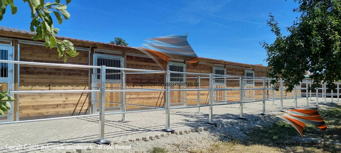 Bild 10: Paddockbau & Pferdezäune - Koppel, Reitplatz, Weide & Metallzäune - Top Pferdestall, Stallbau und Paddock