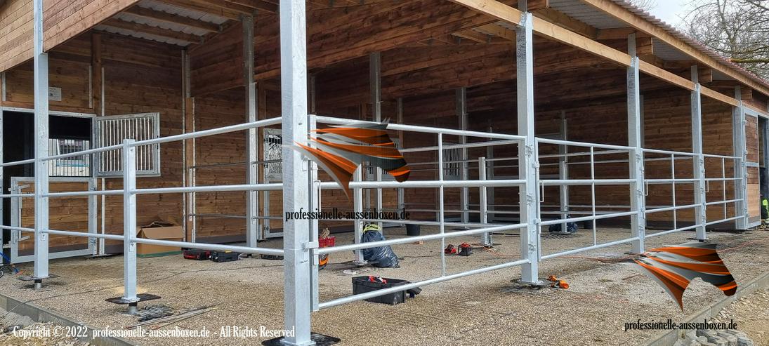 Bild 18: Paddockbau & Pferdezäune - Koppel, Reitplatz, Weide & Metallzäune - Top Pferdestall, Stallbau und Paddock