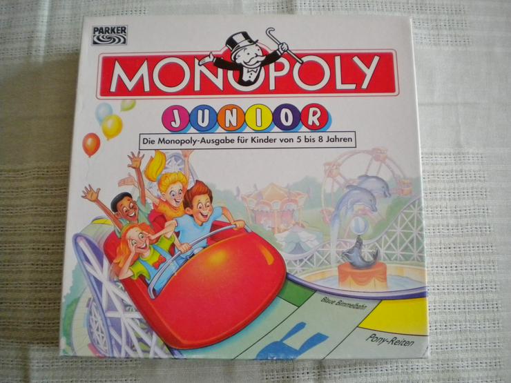 Parker-Monopoly-Junior von 1996 - Brettspiele & Kartenspiele - Bild 3