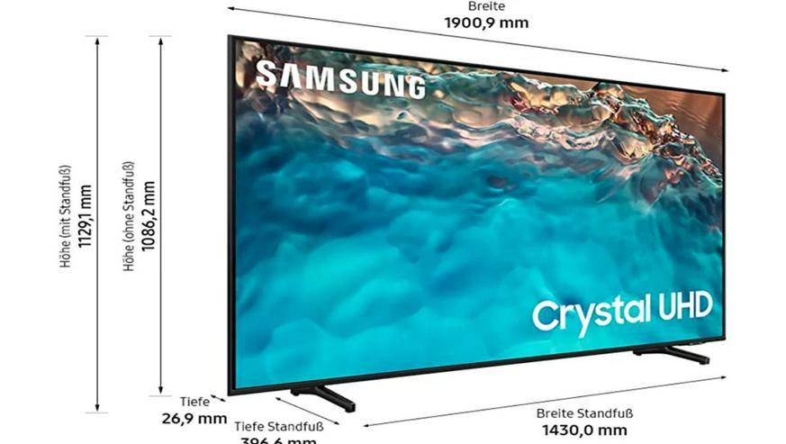 Samsung Crystal UHD BU8079 85 Zoll Fernseher (GU85BU8079UXZG)