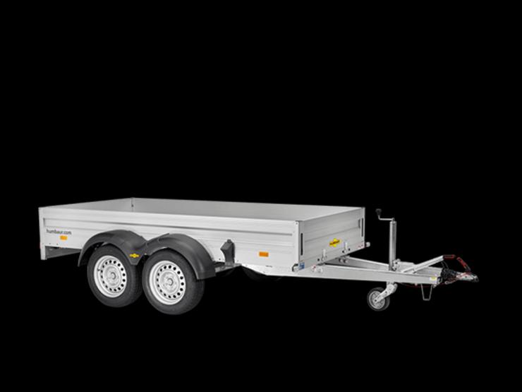 Humbaur HA 202513 KV 2000 kg Pkw-Tandem-Anhänger Tieflader mit Klappe vorne - NEU - Kastenanhänger & Kipper - Bild 1