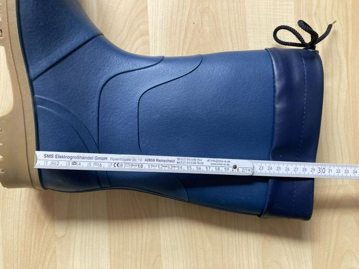 Bild 10: Gummistiefel Arbeitsstiefel Gr. 44 blau - UNBENUTZT