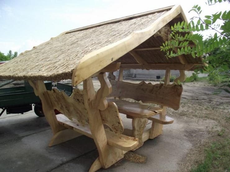 Rustikale Gartenmöbel vom Hersteller - Stühle & Sitzbänke - Bild 1