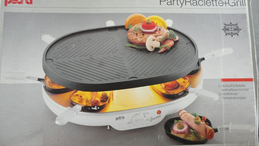 Party Raclette+Grill für 8 Personen, Farbe weiß