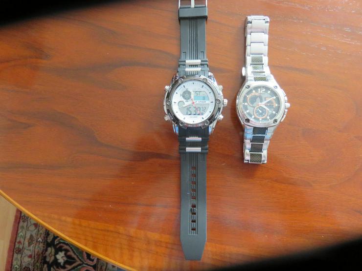 Bild 1: 2 Herren Armbanduhren 1 Damen Armbanduhr