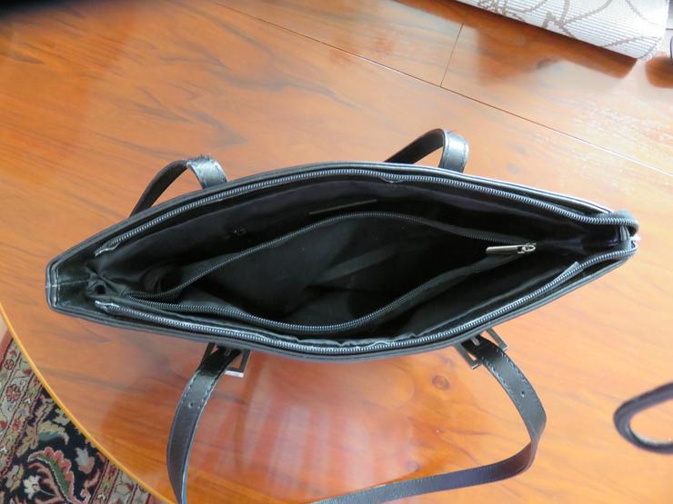 Damenhandtasche schwarz echt leder - Weitere - Bild 3