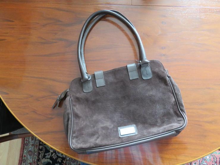 Damenhandtasche Wildleder braun Marke Manas - Weitere - Bild 1