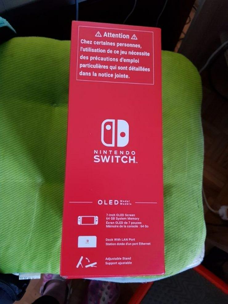 Bild 4: NEU Nintendo Switch Oled Neonrot  blau 