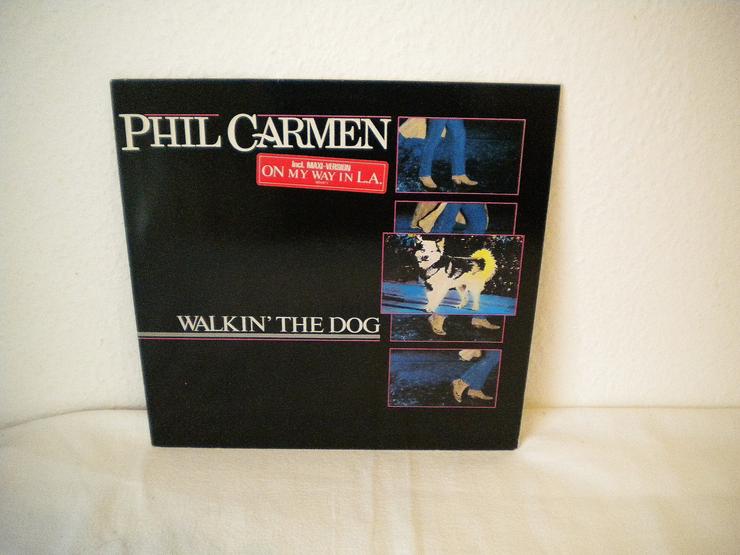 Phil Carmen-Walkin the Dog-Vinyl-LP,Metronome,1985 - LPs & Schallplatten - Bild 2