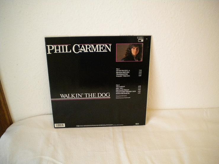 Phil Carmen-Walkin the Dog-Vinyl-LP,Metronome,1985 - LPs & Schallplatten - Bild 1