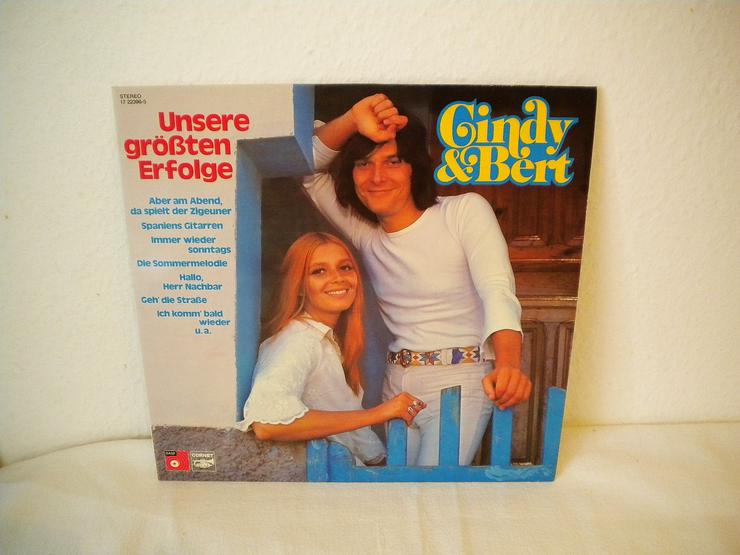 Cindy&Bert-Unsere größten Erfolge-Vinyl-LP,BASF/Cornet,1975 - LPs & Schallplatten - Bild 2