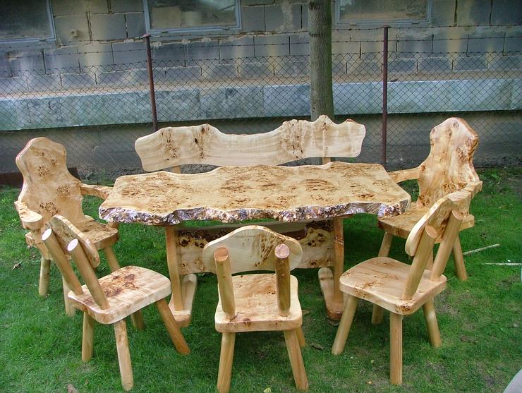 Wunderschöne rustikale Gartenmöbel - Garnituren - Bild 8