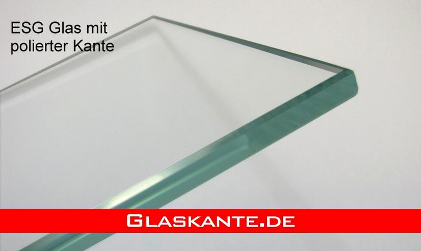 Bild 1: Sicherheitsglas ESG 8 mm dick Klarglas nach Maß gefertigt