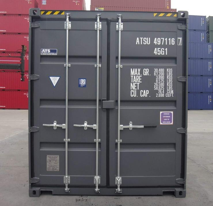 Bild 4: 40 Fuß Seecontainer High Cube Ral7016 1. Reise