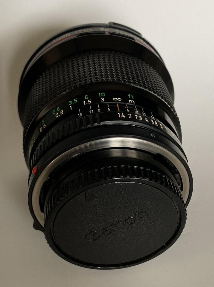 Bild 5: Objektiv Canon FD 24mm f1.4 L Top Zustand