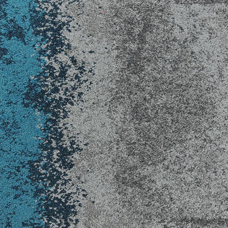Bild 1: Interface Teppichfliesen mit wunderschönem blauen Muster