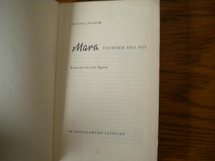 Mara,Tochter des Nil,Eloise Mc Graw,Bertelsmann,1957 - Romane, Biografien, Sagen usw. - Bild 1