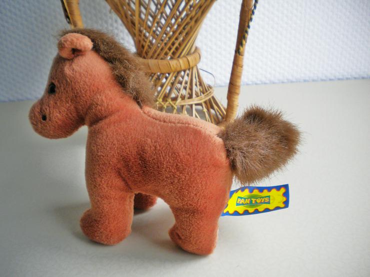 Pan Toys-Plüsch-Pferd,ca. 17 cm - Teddybären & Kuscheltiere - Bild 1
