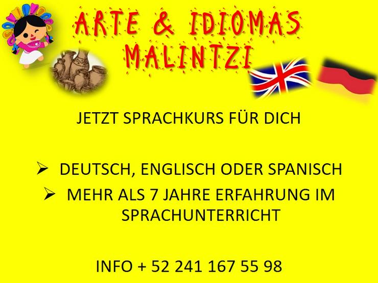 Sprachkurs für Deutsch, English oder Spanisch