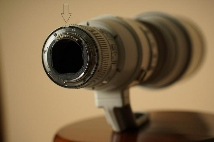 Bild 4: Objektiv Canon EF 500mm F/4.0 L IS II USM
