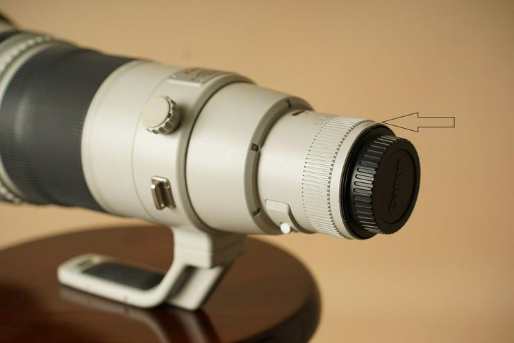 Bild 6: Objektiv Canon EF 500mm F/4.0 L IS II USM