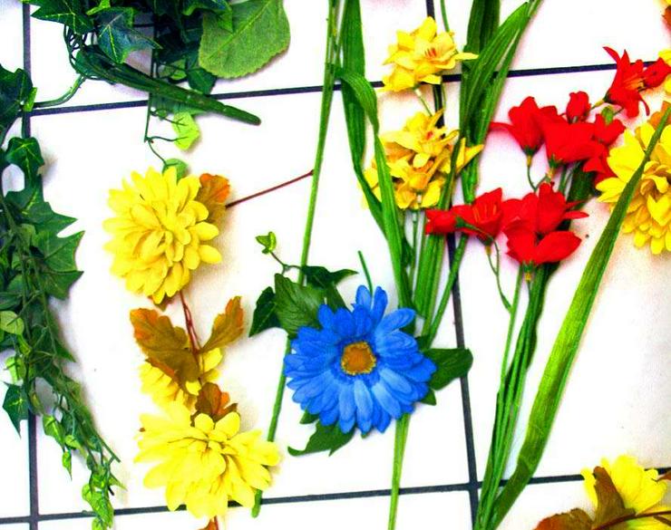  Kunstblumen künstliche Blumen Pflanzen Kunstpflanzen  - Vasen & Kunstpflanzen - Bild 7