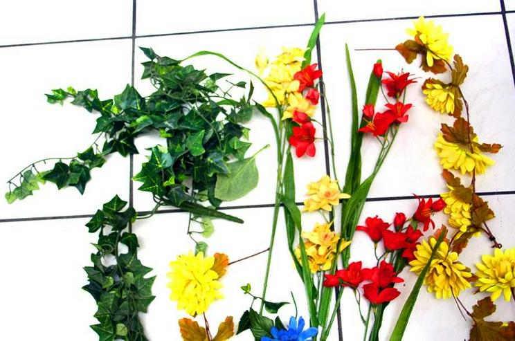  Kunstblumen künstliche Blumen Pflanzen Kunstpflanzen  - Vasen & Kunstpflanzen - Bild 4