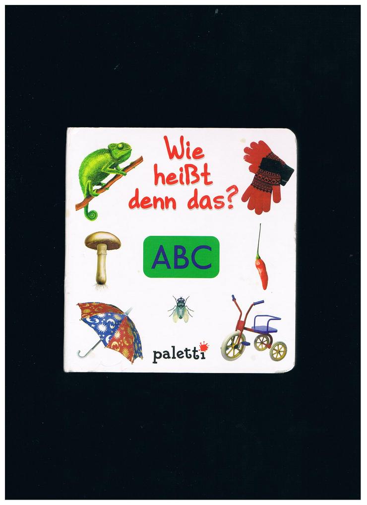 Wie heißt denn das ? ABC,Paletti Verlag,2008