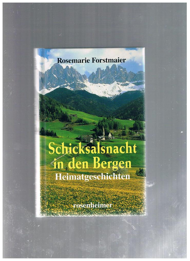 Schicksalsnacht in den Bergen,Rosemarie Forstmaier,Rosenheimer Verlag,2005 - Romane, Biografien, Sagen usw. - Bild 1