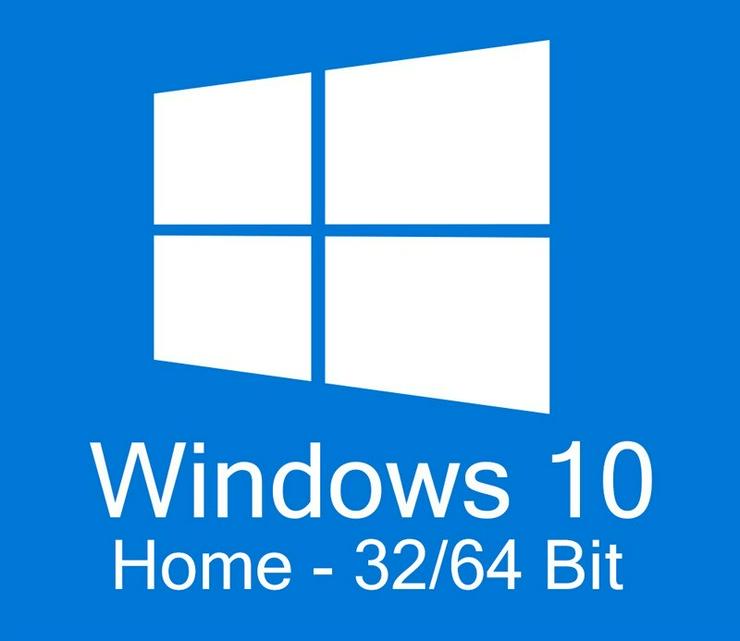 Bild 1: Microsoft Windows 10 Home 32/64 Bit Vollversion + Produkt-Key