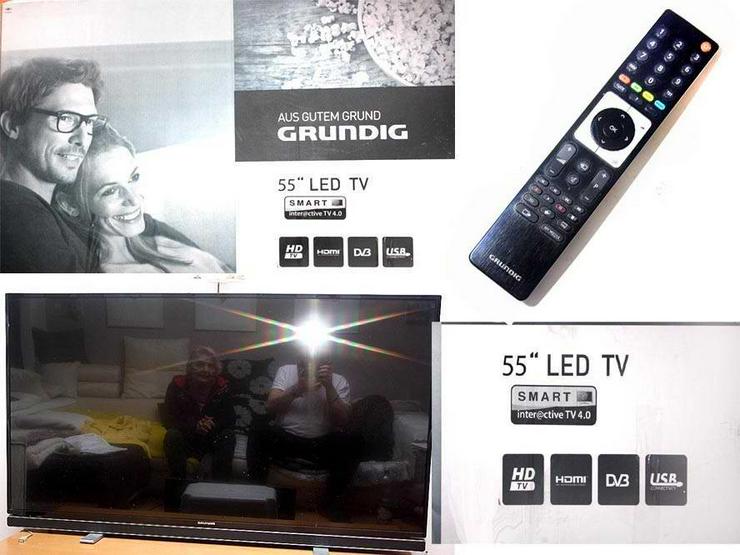 DEFEKT - GRUNDIG LED TV 55 Zoll m. Aufnahme - an Bastler