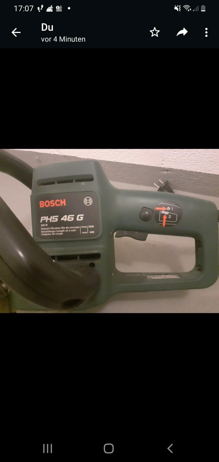Bild 3: Bosch elektrische Heckenschere 
