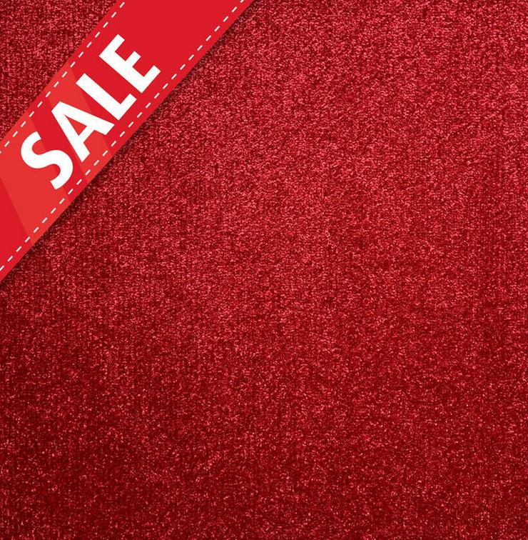 Weiche Heuga-Teppichfliesen in Rot Jetzt für nur 3,75 € - Teppiche - Bild 1