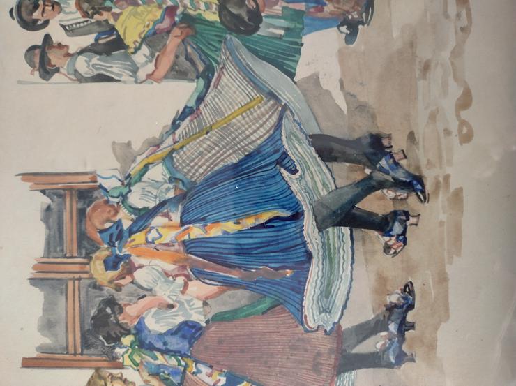 Bild 6: Mühlbeck Károly Aquarell Gemälde Signiert Datiert 1921
