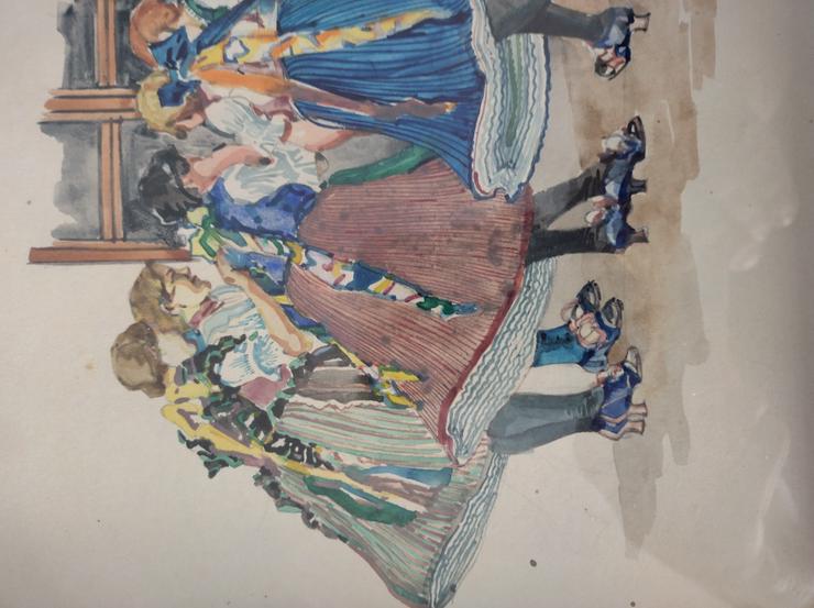 Bild 5: Mühlbeck Károly Aquarell Gemälde Signiert Datiert 1921