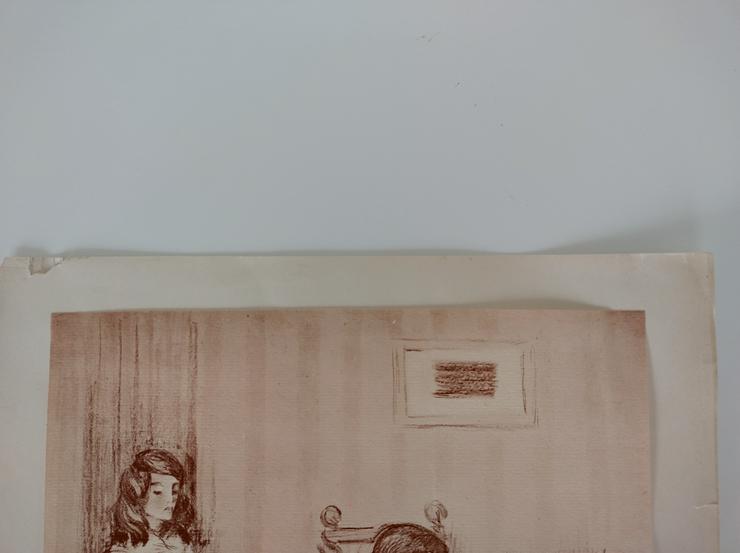 Bild 11: Henri Matisse Nadel und Rote Tinte auf Papier, Sanguine Zeichnung Gemälde Signiert