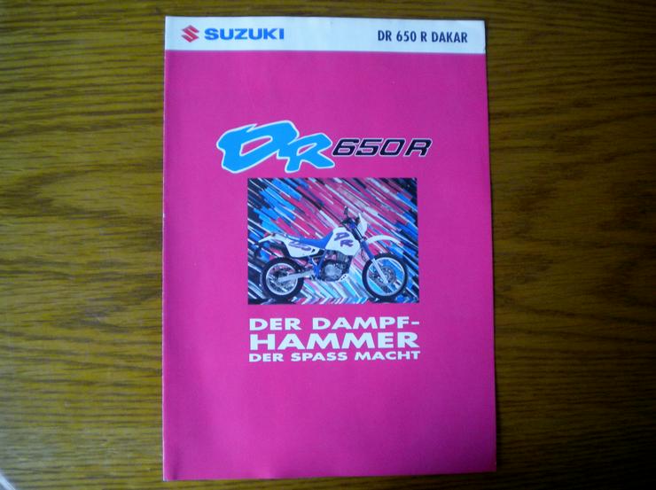 Suzuki DR 650 DR Dakar-Prospekt,1992